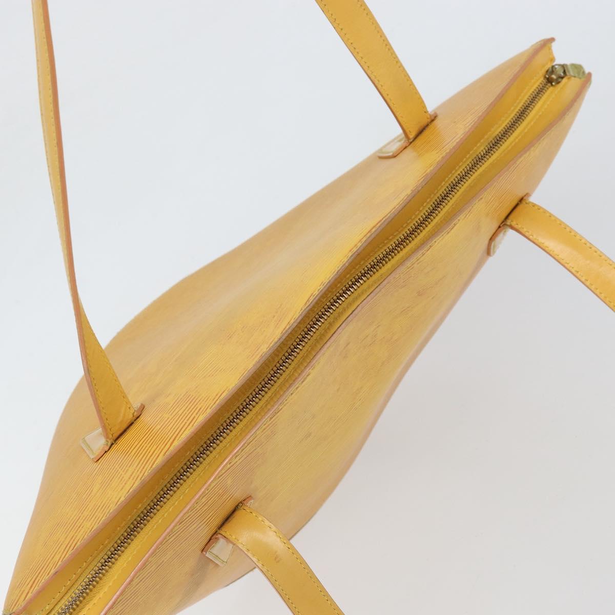 LOUIS VUITTON Epi Saint Jacques Shopping Shoulder Bag Yellow M52269 Auth 168985