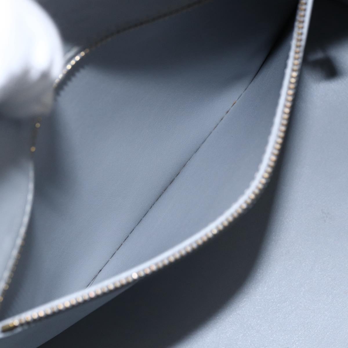 LOUIS VUITTON Monogram Vernis Houston Hand Bag Gris M91053 LV Auth 169064
