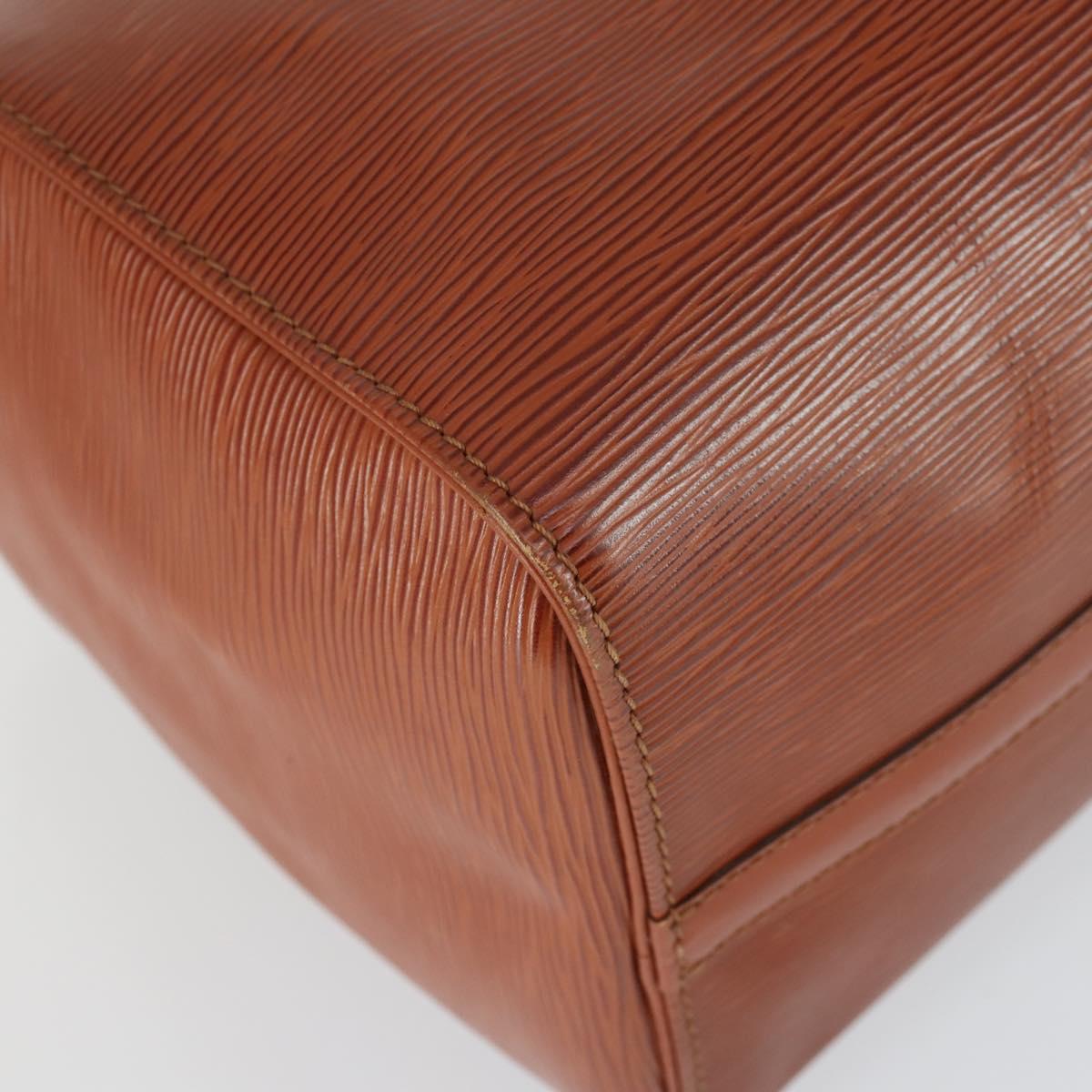 LOUIS VUITTON Epi Speedy 35 Hand Bag Kenya Brown M42993 LV Auth 169087