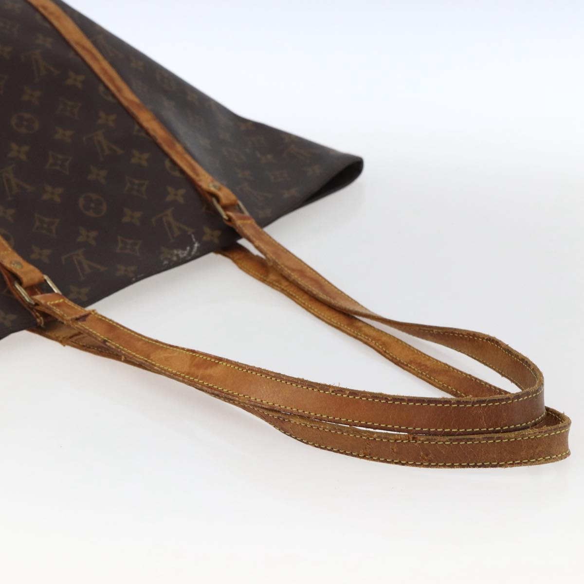 LOUIS VUITTON Monogram Sac Shopping Tote Bag M51108 LV Auth 169105
