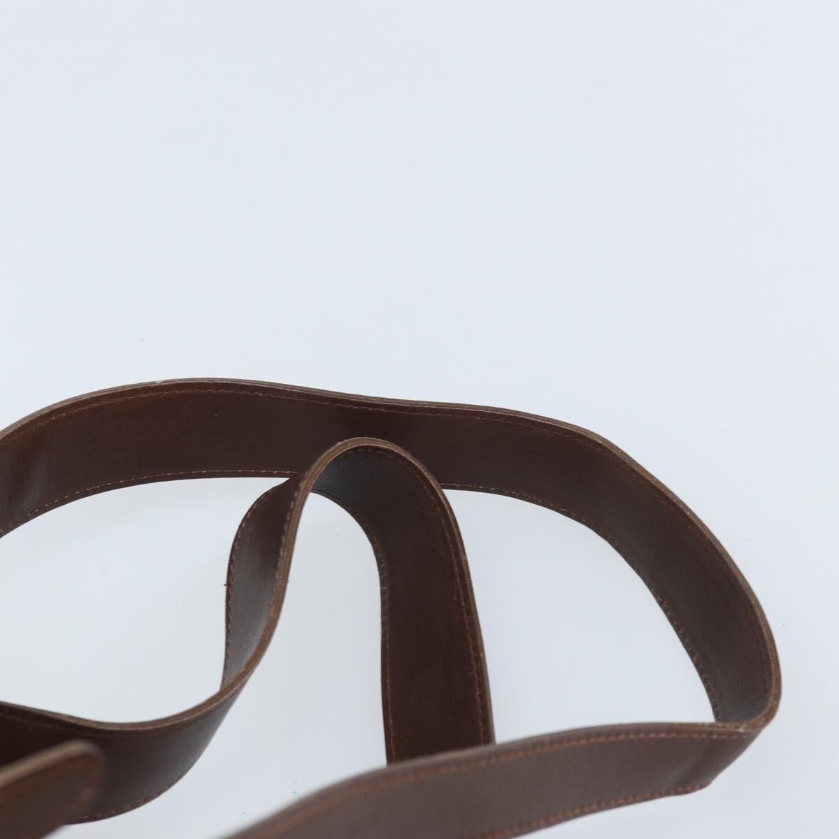 GUCCI Bamboo Backpack Leather Brown Gold 003 2058 0016 Auth 169106A