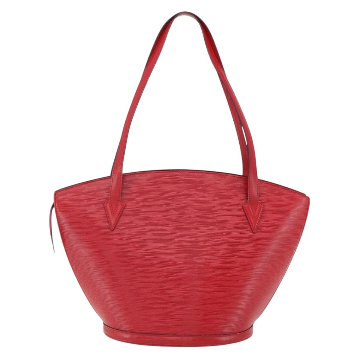 LOUIS VUITTON Epi Saint Jacques Shopping Shoulder Bag Red M52277 LV Auth 169112