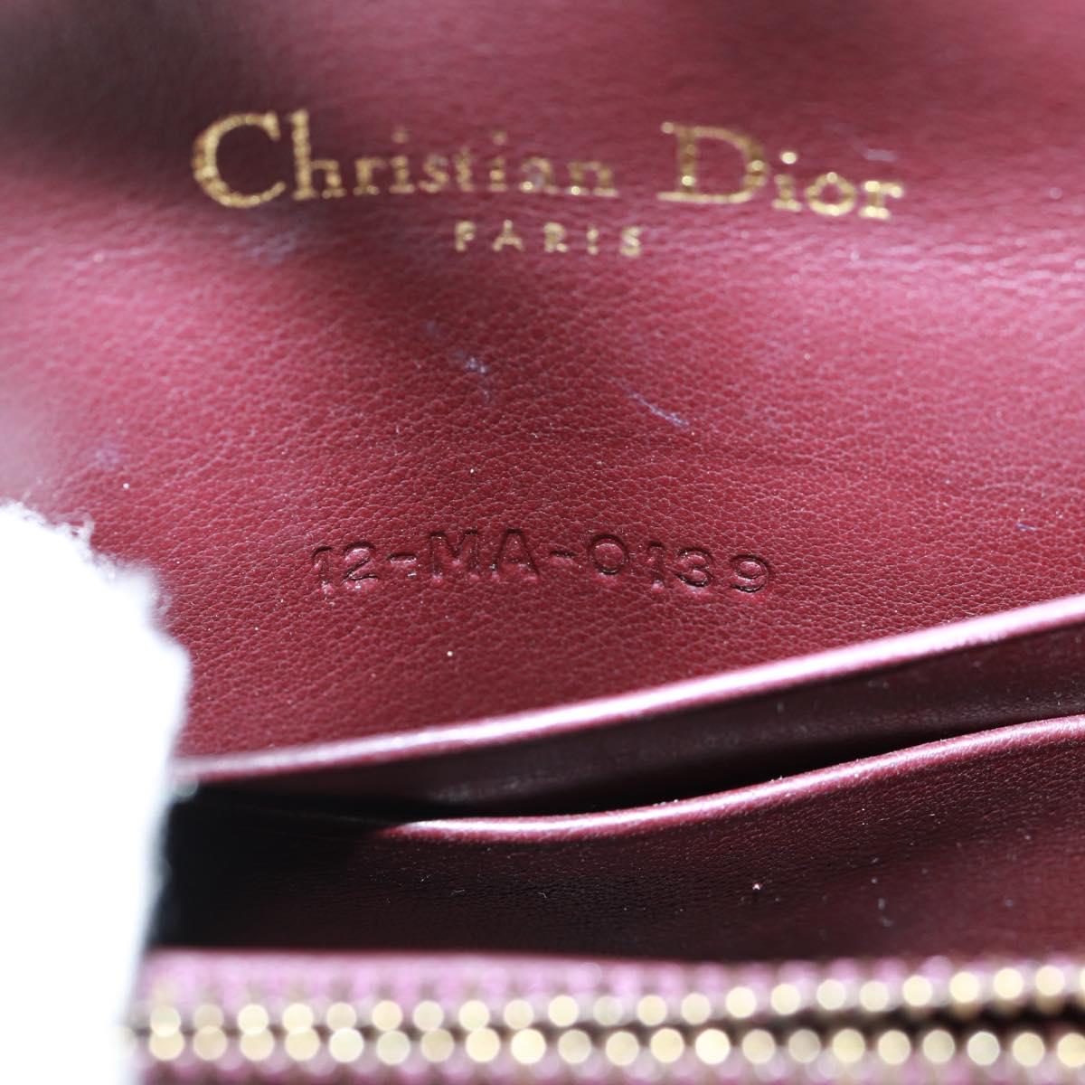Christian Dior Trotter Canvas Saddle Waist bag Red Gold Auth 169115M