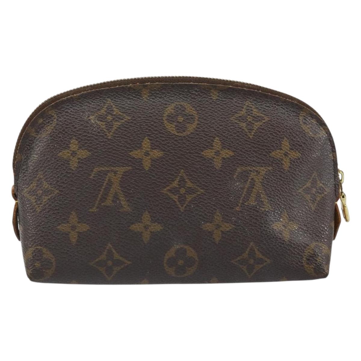 LOUIS VUITTON Monogram Pochette Cosmetic PM Pouch M43998 LV Auth 169122