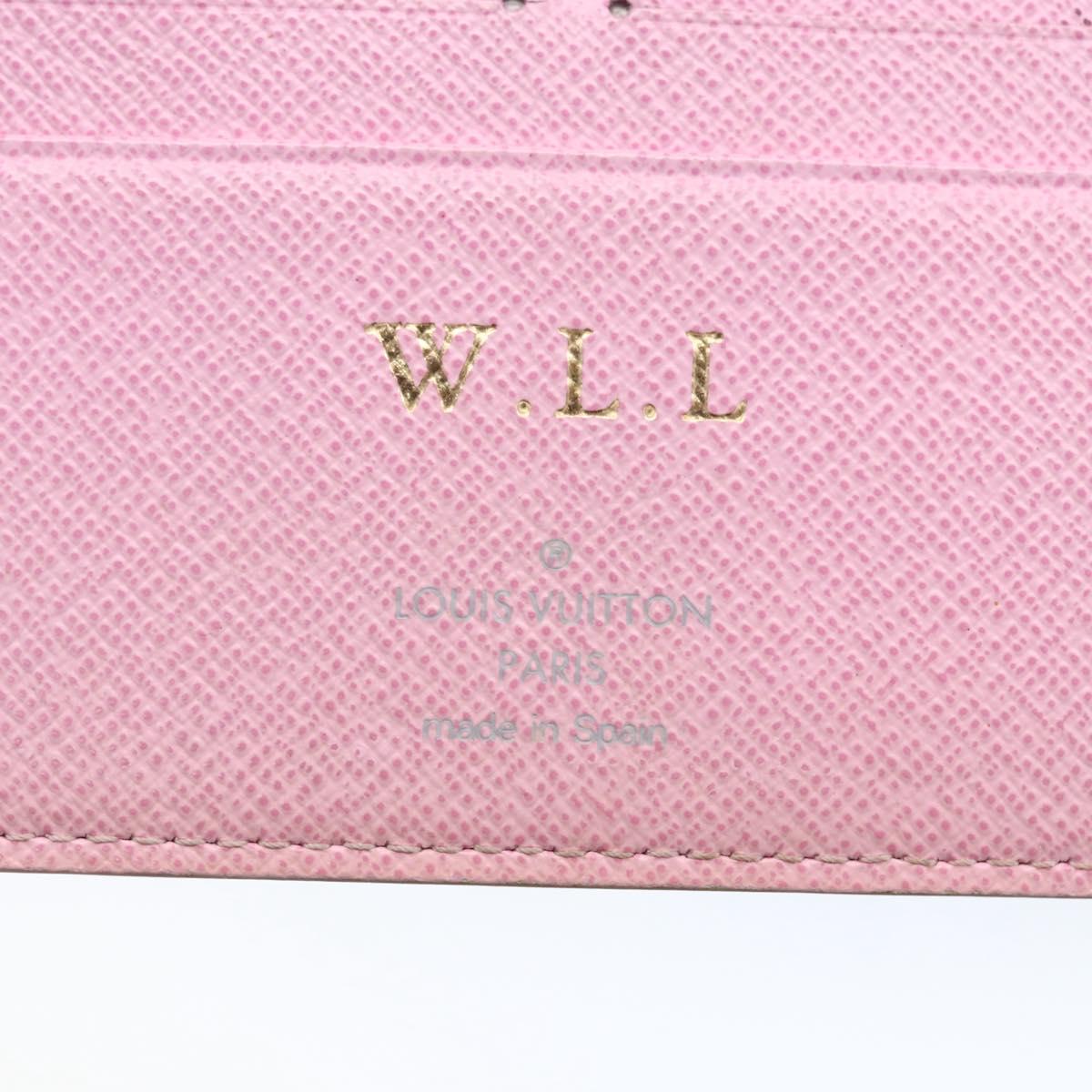 LOUIS VUITTON Multicolor PortefeuilleInsolite Wallet White M93750 LV Auth 169126