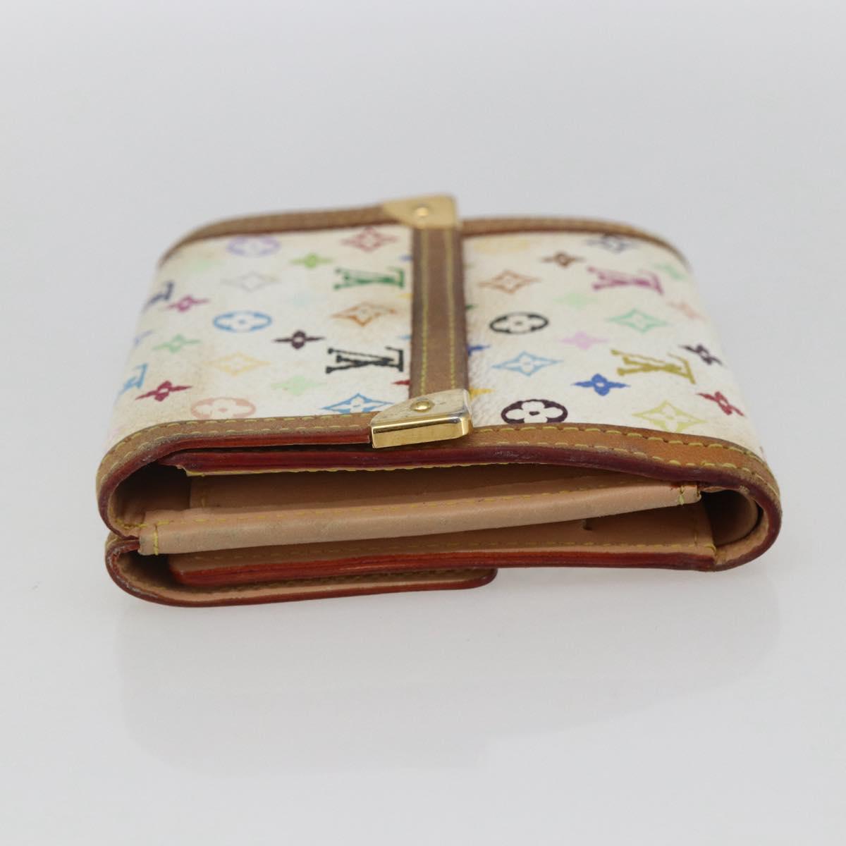 LOUIS VUITTON Multicolor Porte Monnaie Billets Cartes Credit M92983 Auth 169127
