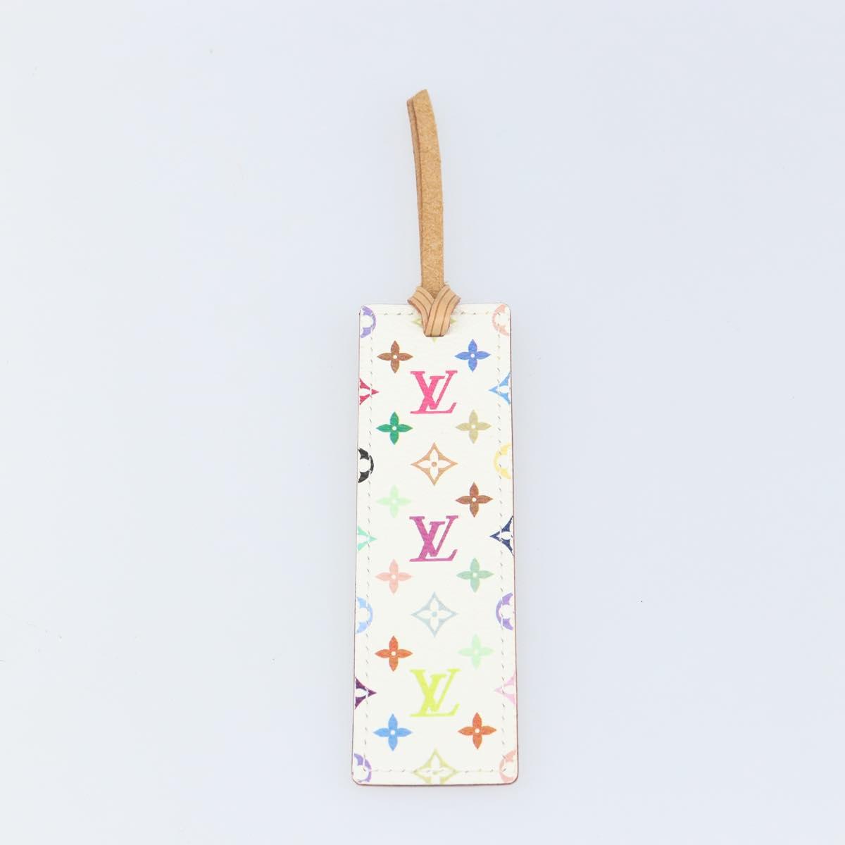 LOUIS VUITTON Monogram Multicolor Mark Page Kadu Bookmark M99196 Auth 169140V