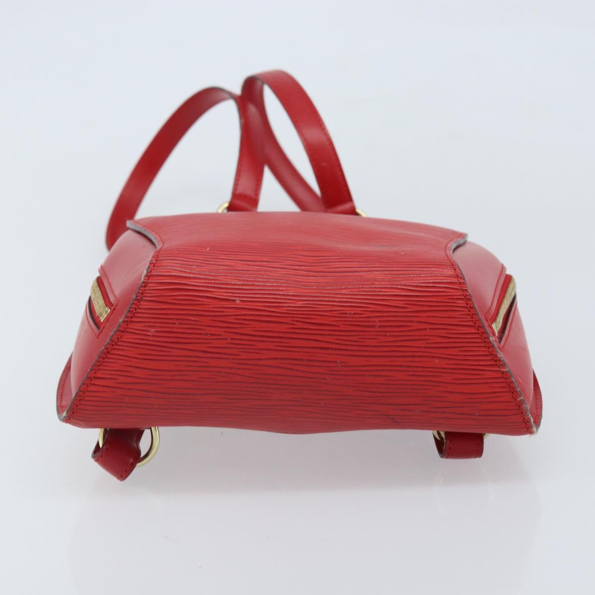 LOUIS VUITTON Epi Mabillon Backpack Castilian Red M52237 LV Auth 169192A