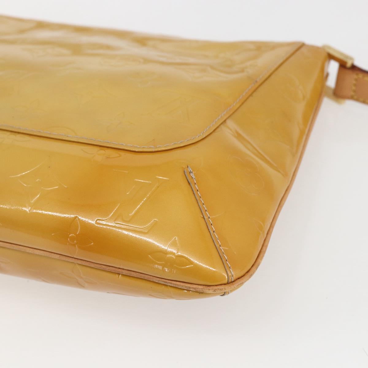LOUIS VUITTON Monogram Vernis Thompson Street Bag Beige M91301 LV Auth 169211