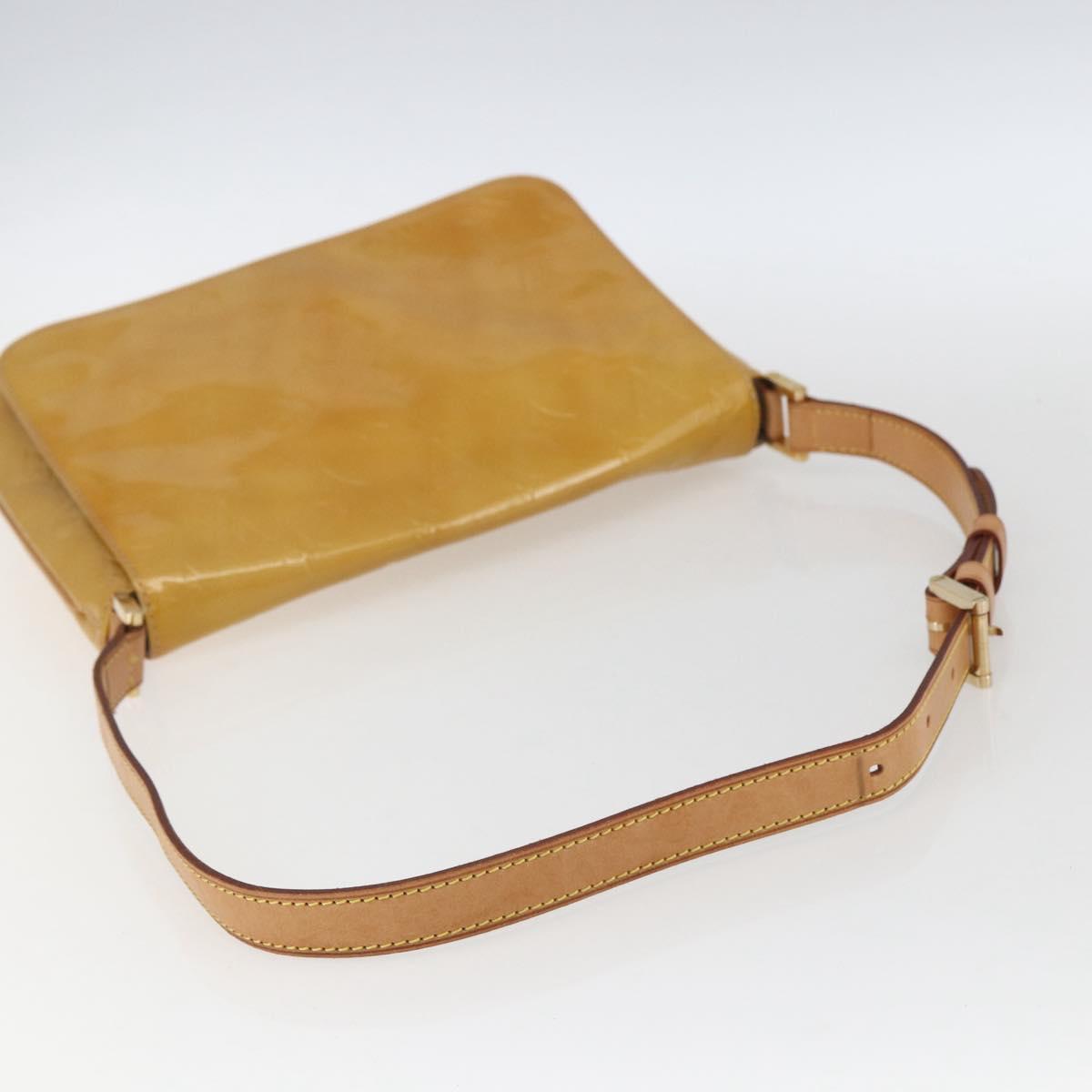 LOUIS VUITTON Monogram Vernis Thompson Street Bag Beige M91301 LV Auth 169211