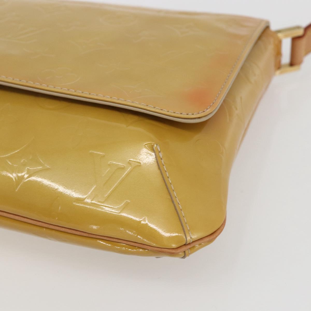 LOUIS VUITTON Monogram Vernis Thompson Street Bag Beige M91301 LV Auth 169212