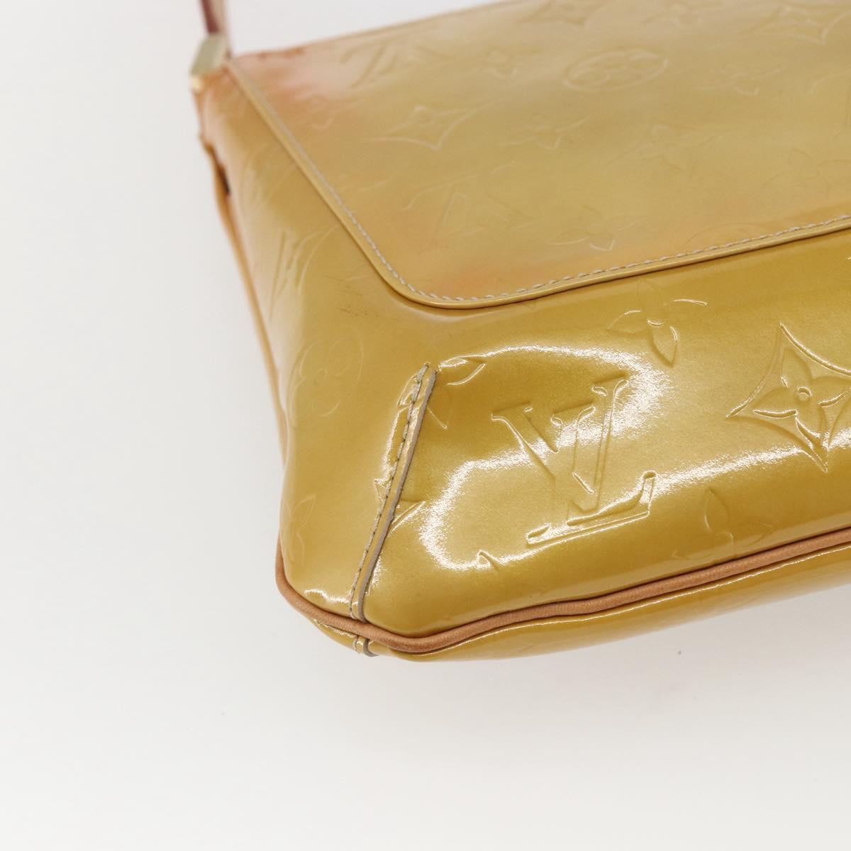 LOUIS VUITTON Monogram Vernis Thompson Street Bag Beige M91301 LV Auth 169212