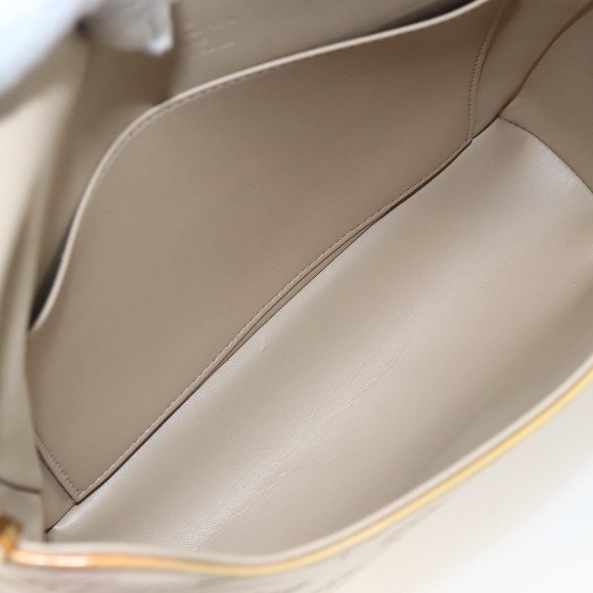 LOUIS VUITTON Monogram Vernis Thompson Street Bag Beige M91301 LV Auth 169212