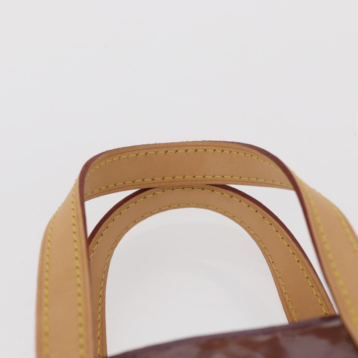 LOUIS VUITTON Monogram Vernis Reade PM Hand Bag Purple Viole M93578 Auth 169233V