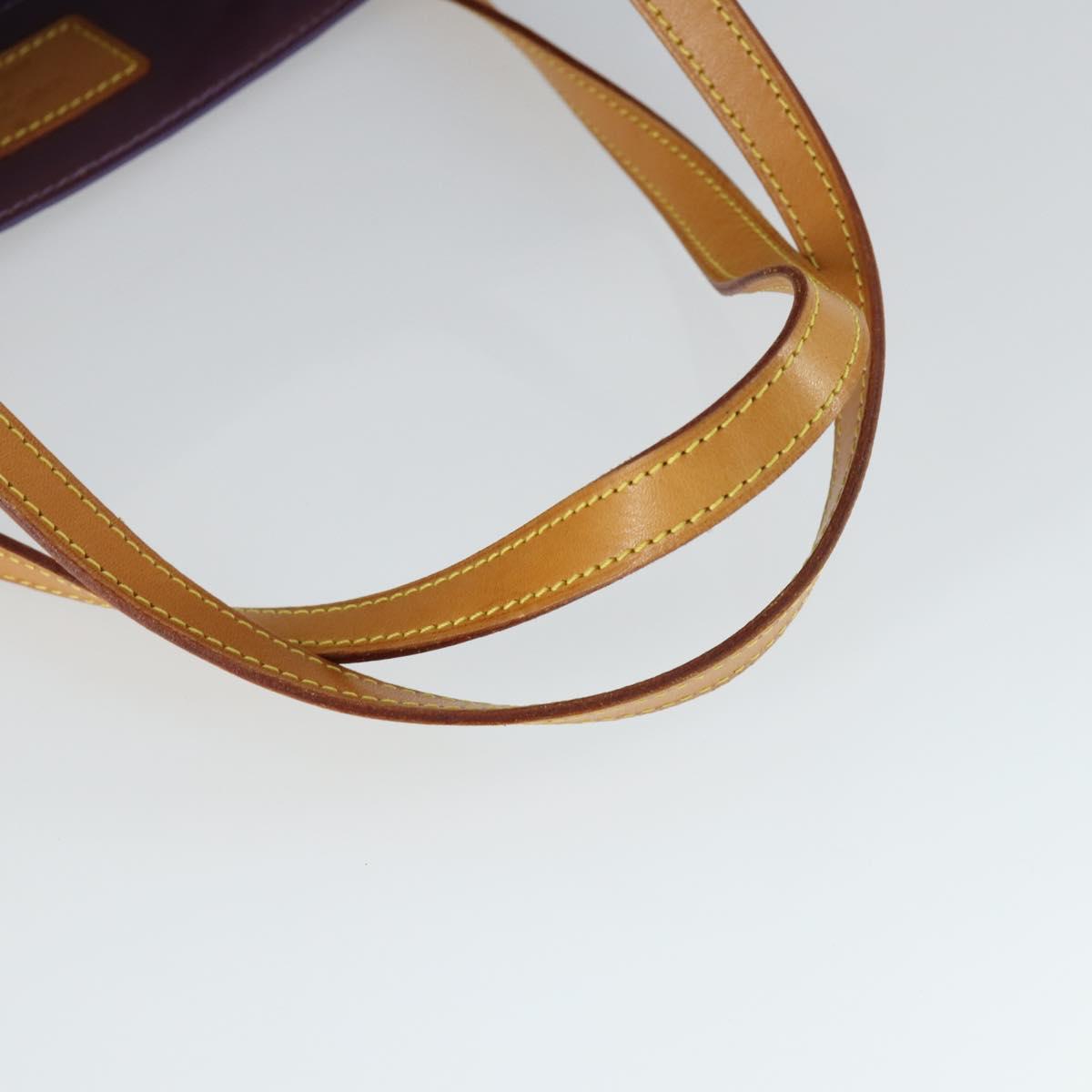 LOUIS VUITTON Monogram Vernis Reade GM Tote Bag Purple M91085 LV Auth 169236