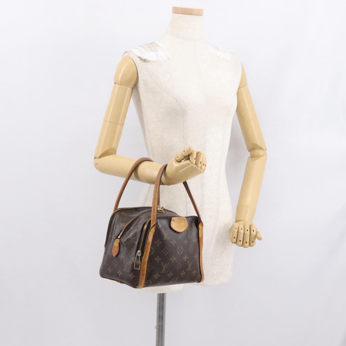 LOUIS VUITTON Monogram Male BB Hand Bag M41071 LV Auth 169243