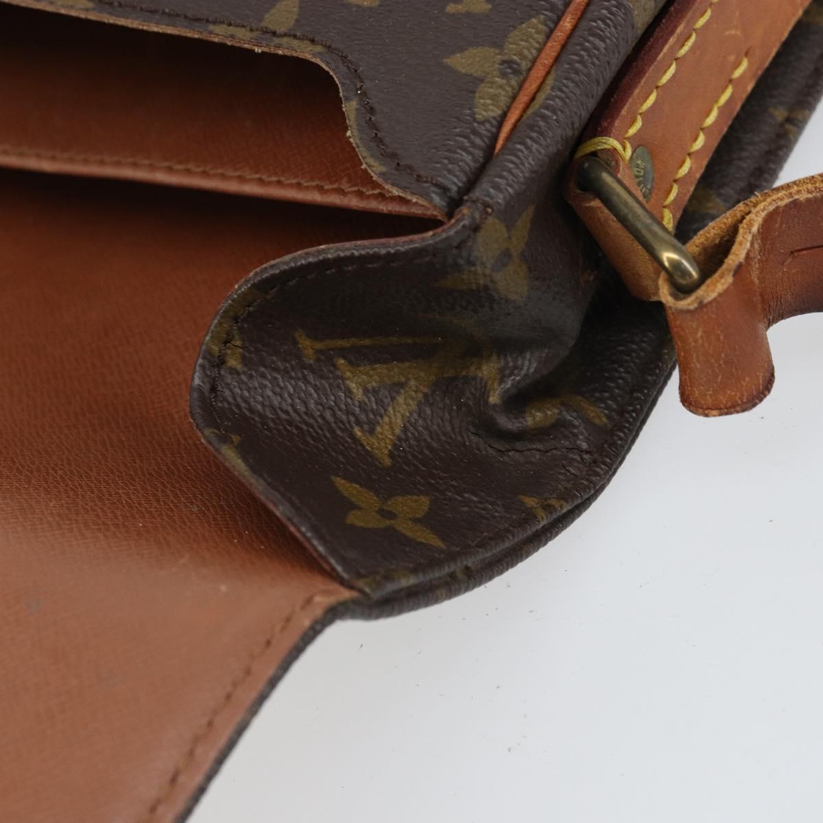 LOUIS VUITTON Monogram Cartouchiere MM Shoulder Bag M51253 LV Auth 169244