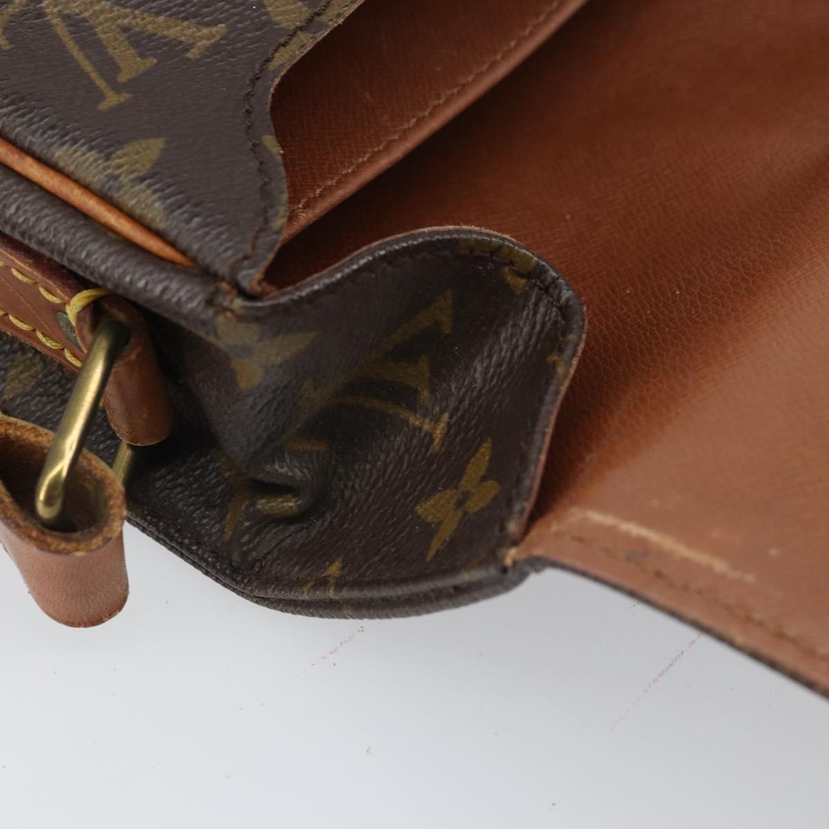 LOUIS VUITTON Monogram Cartouchiere MM Shoulder Bag M51253 LV Auth 169244