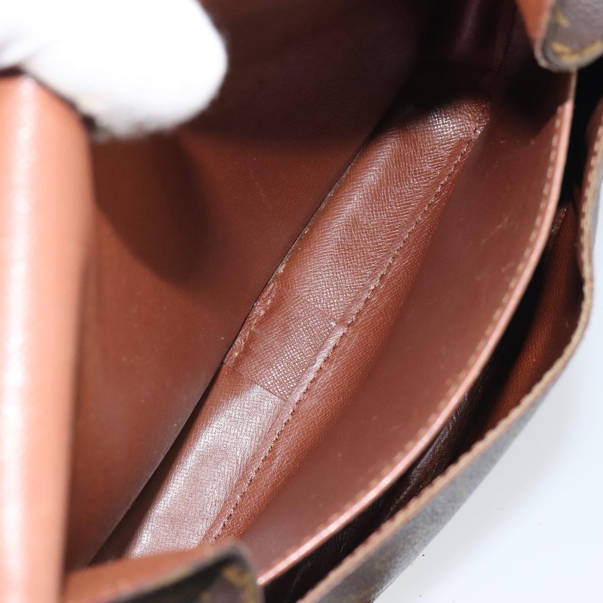 LOUIS VUITTON Monogram Cartouchiere MM Shoulder Bag M51253 LV Auth 169244