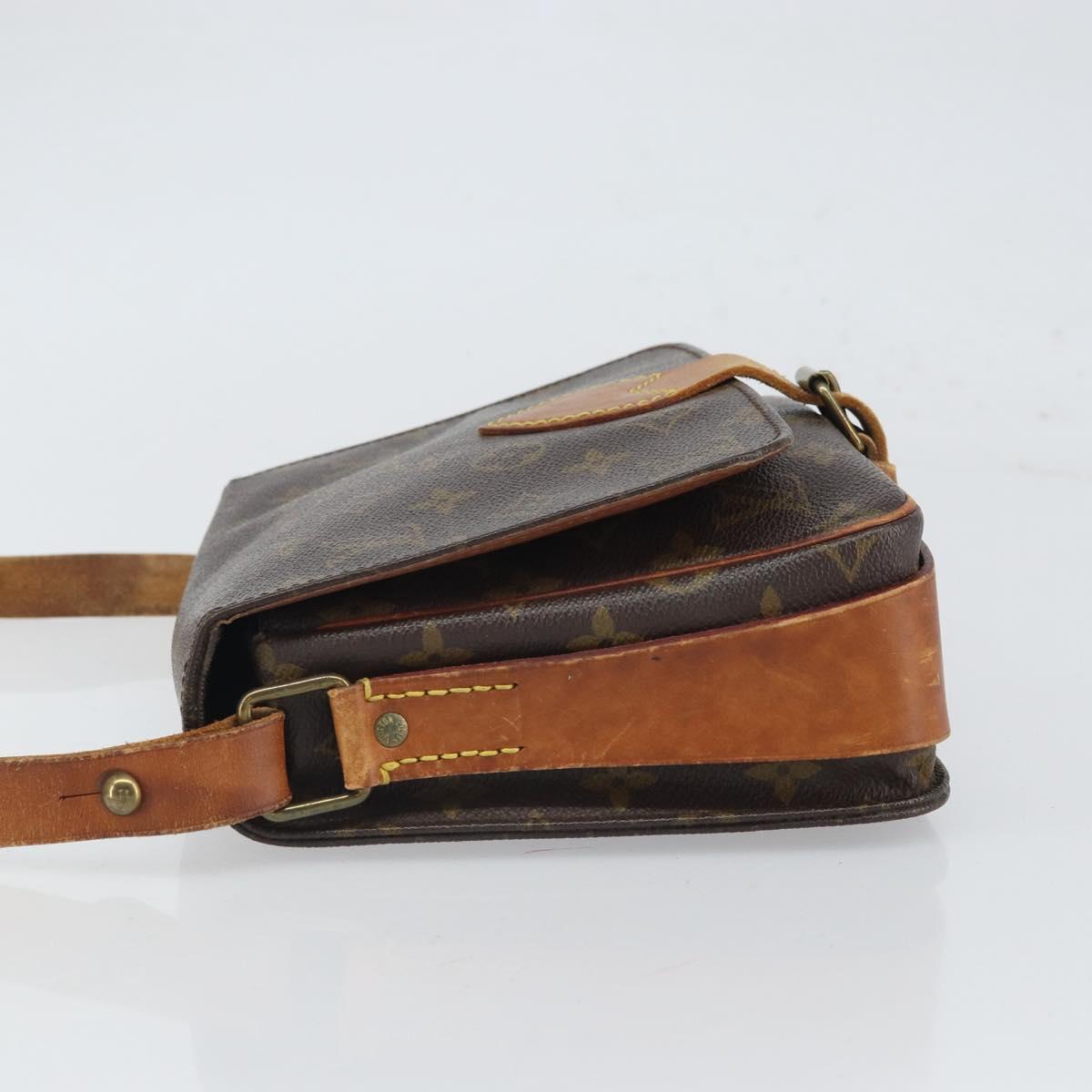 LOUIS VUITTON Monogram Cartouchiere MM Shoulder Bag M51253 LV Auth 169244