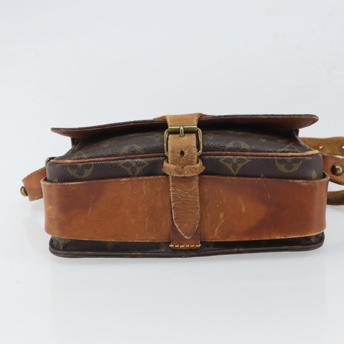 LOUIS VUITTON Monogram Cartouchiere MM Shoulder Bag M51253 LV Auth 169244