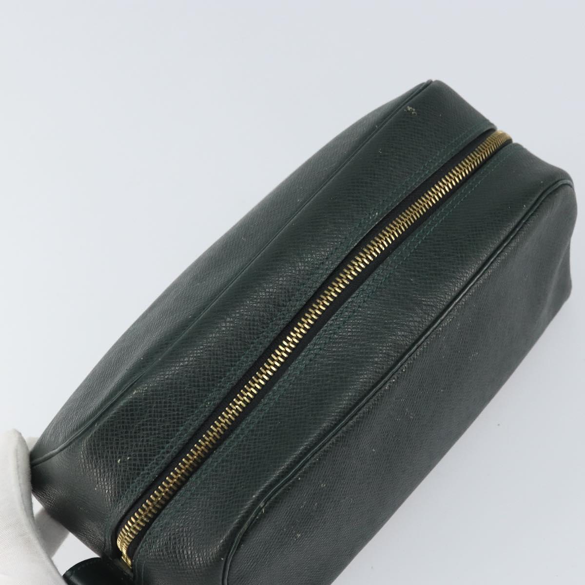 LOUIS VUITTON Taiga Trousse Toilette PM Clutch Bag Epicea M30224 LV Auth 169251