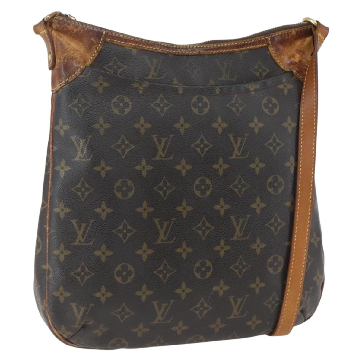 LOUIS VUITTON Monogram Odeon MM Shoulder Bag M56389 LV Auth 169273