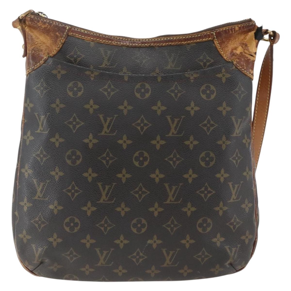 LOUIS VUITTON Monogram Odeon MM Shoulder Bag M56389 LV Auth 169273