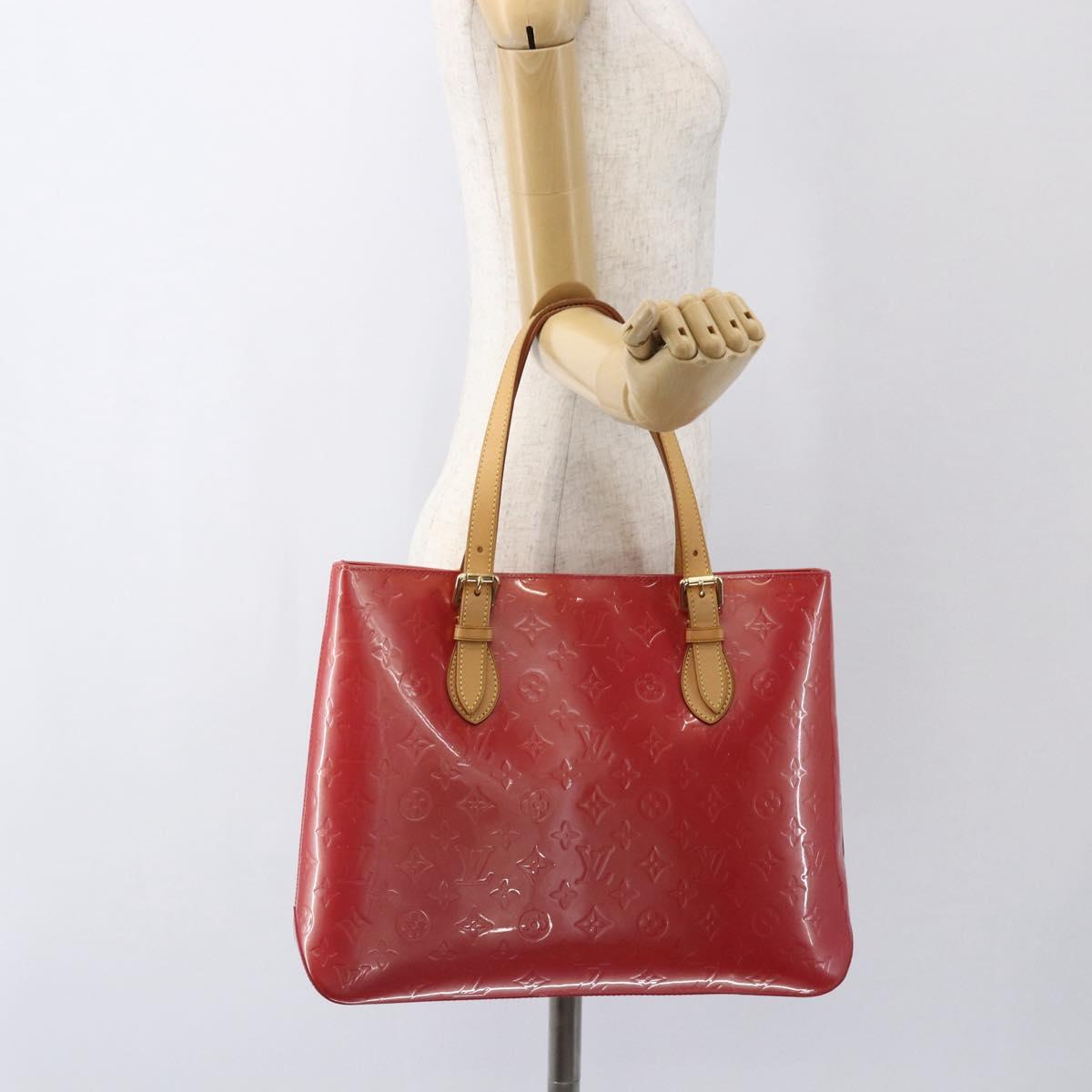 LOUIS VUITTON Vernis Brentwood Shoulder Bag Fran Boise M9151F LV Auth 169285