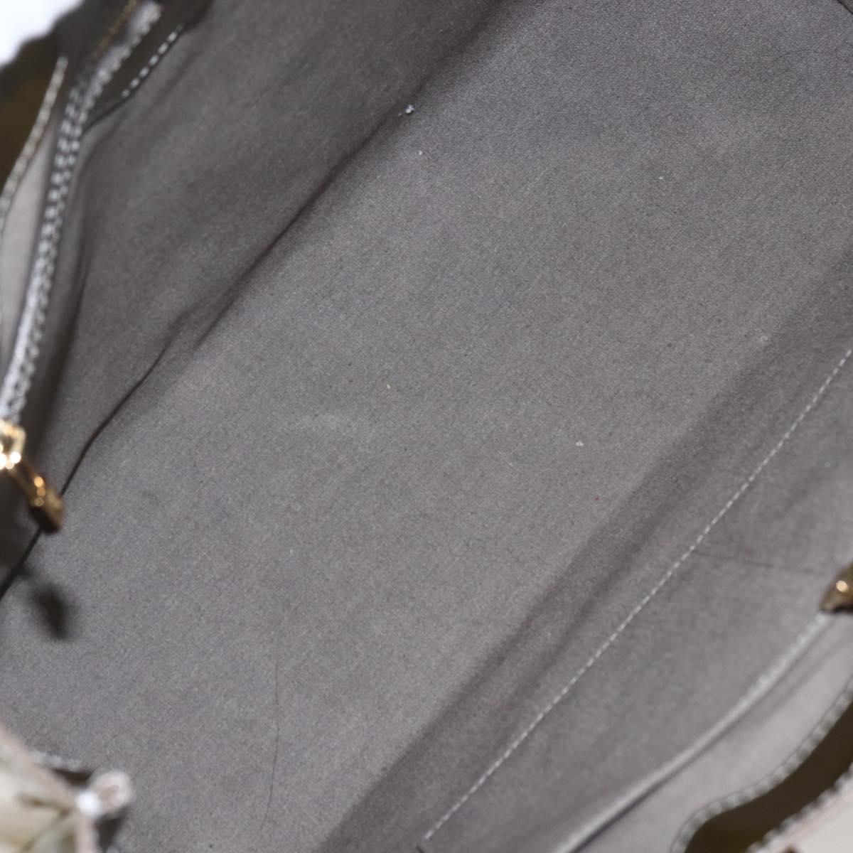 LOUIS VUITTON Monogram Vernis Wilshire MM Bag Gris Art Deco M91648 Auth 169286