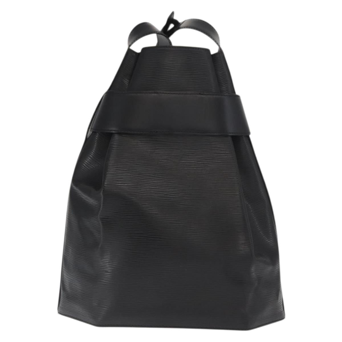 LOUIS VUITTON Epi Sac Depaule GM Shoulder Bag Black M80155 LV Auth 169288
