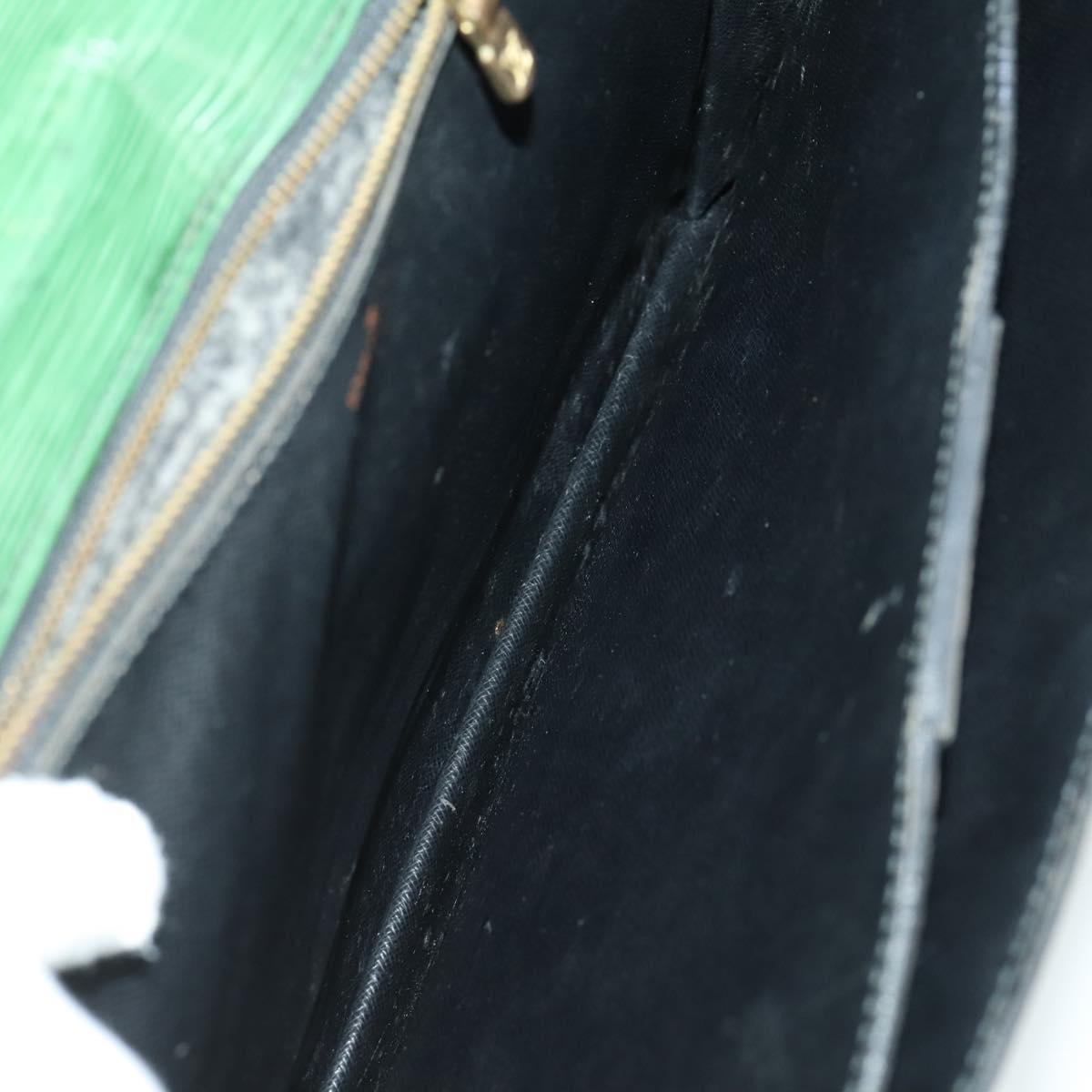 LOUIS VUITTON Epi Serviette Conseiller Briefcase Green M54424 LV Auth 169292