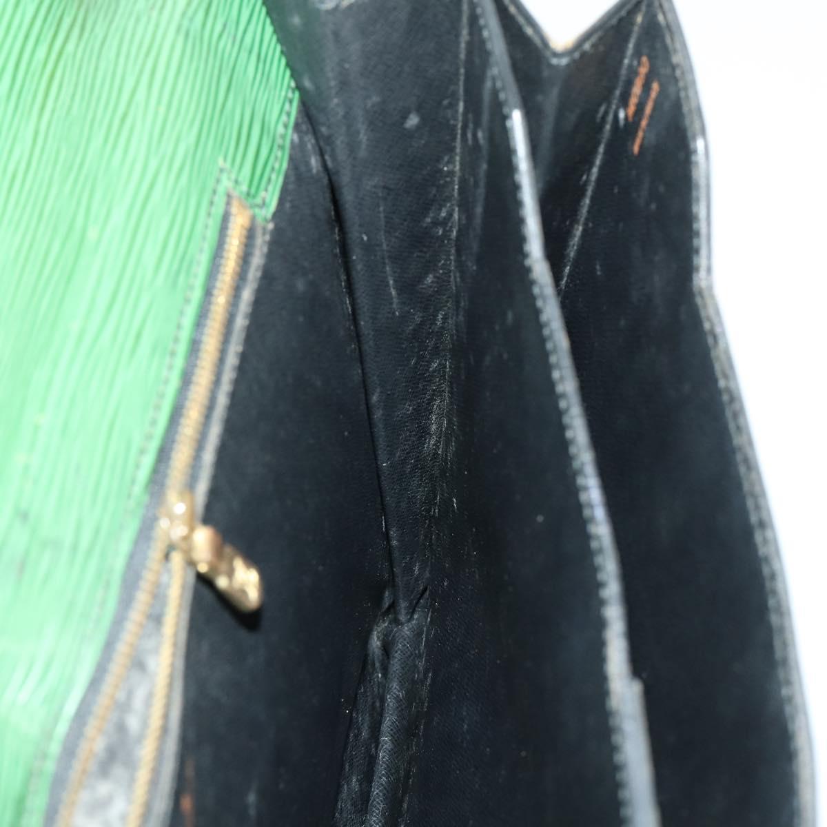 LOUIS VUITTON Epi Serviette Conseiller Briefcase Green M54424 LV Auth 169292