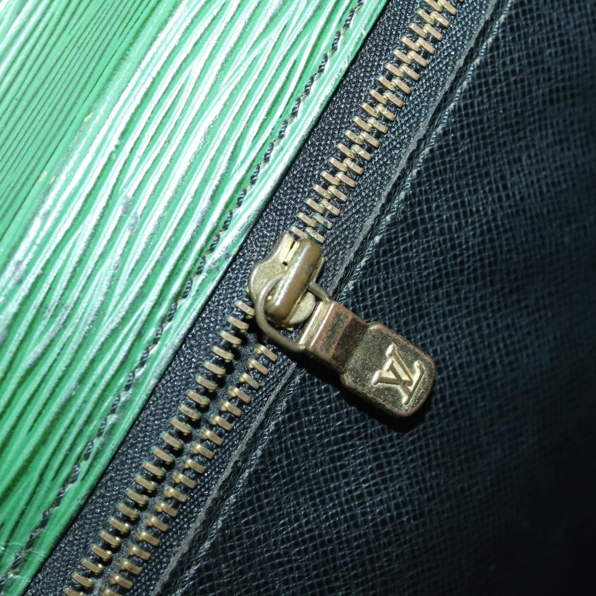 LOUIS VUITTON Epi Serviette Conseiller Briefcase Green M54424 LV Auth 169292