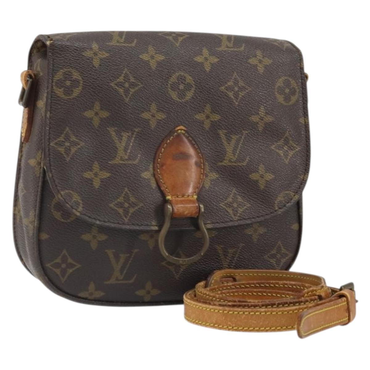 LOUIS VUITTON Monogram Saint Cloud MM Shoulder Bag M51243 LV Auth 169298