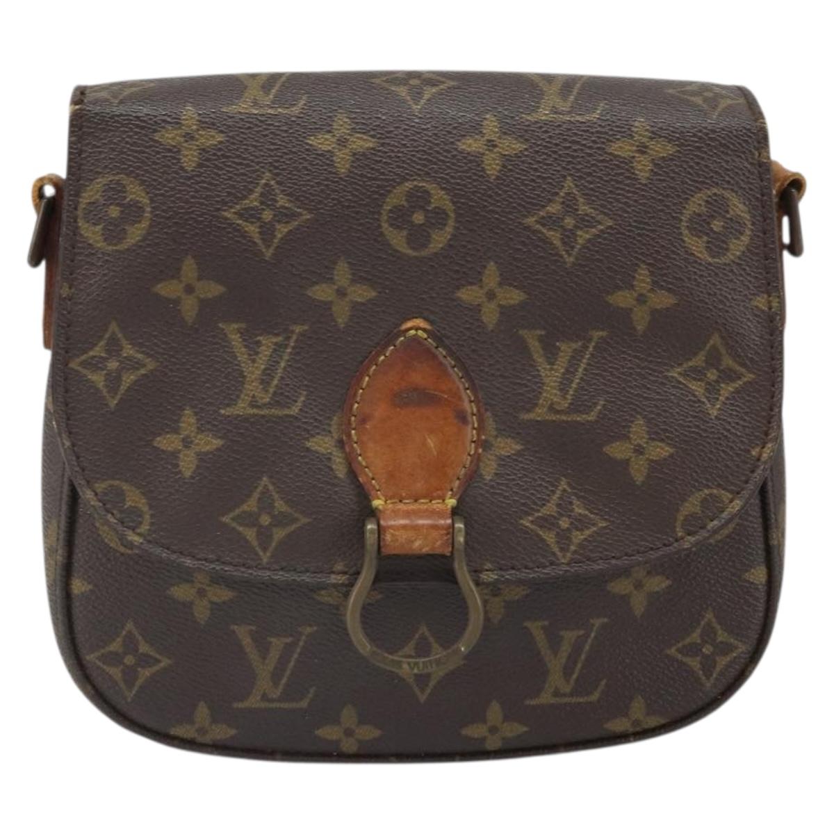 LOUIS VUITTON Monogram Saint Cloud MM Shoulder Bag M51243 LV Auth 169298