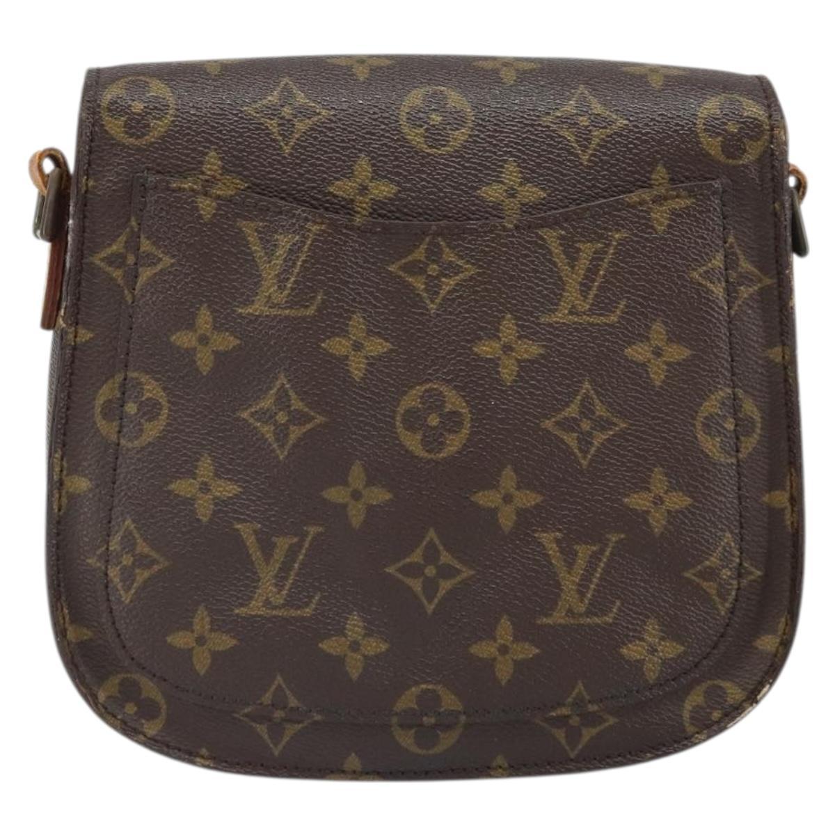 LOUIS VUITTON Monogram Saint Cloud MM Shoulder Bag M51243 LV Auth 169298