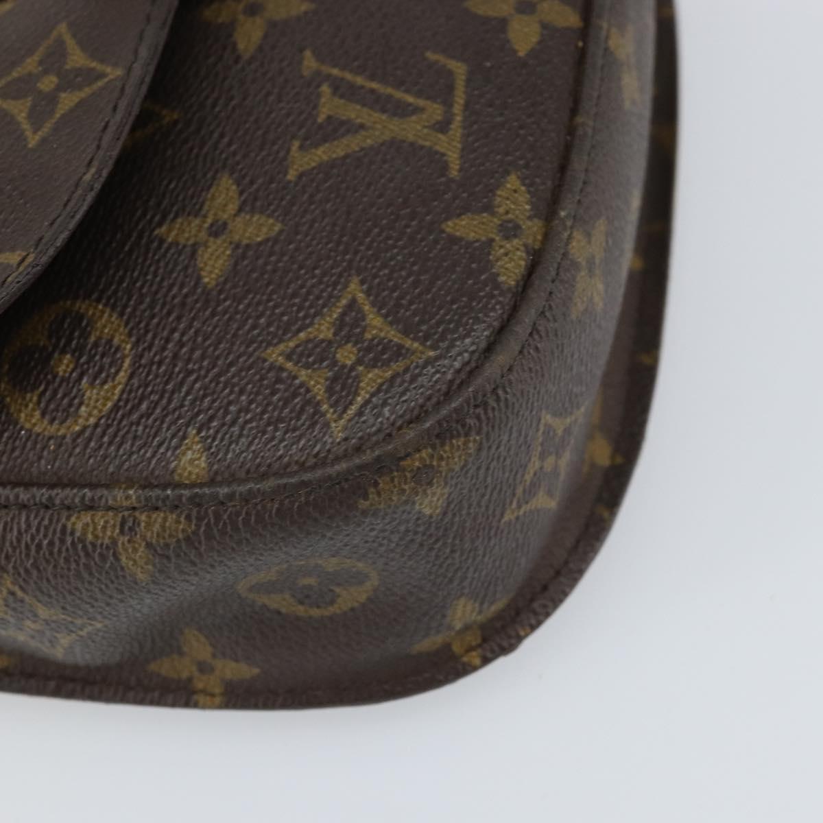 LOUIS VUITTON Monogram Saint Cloud MM Shoulder Bag M51243 LV Auth 169298