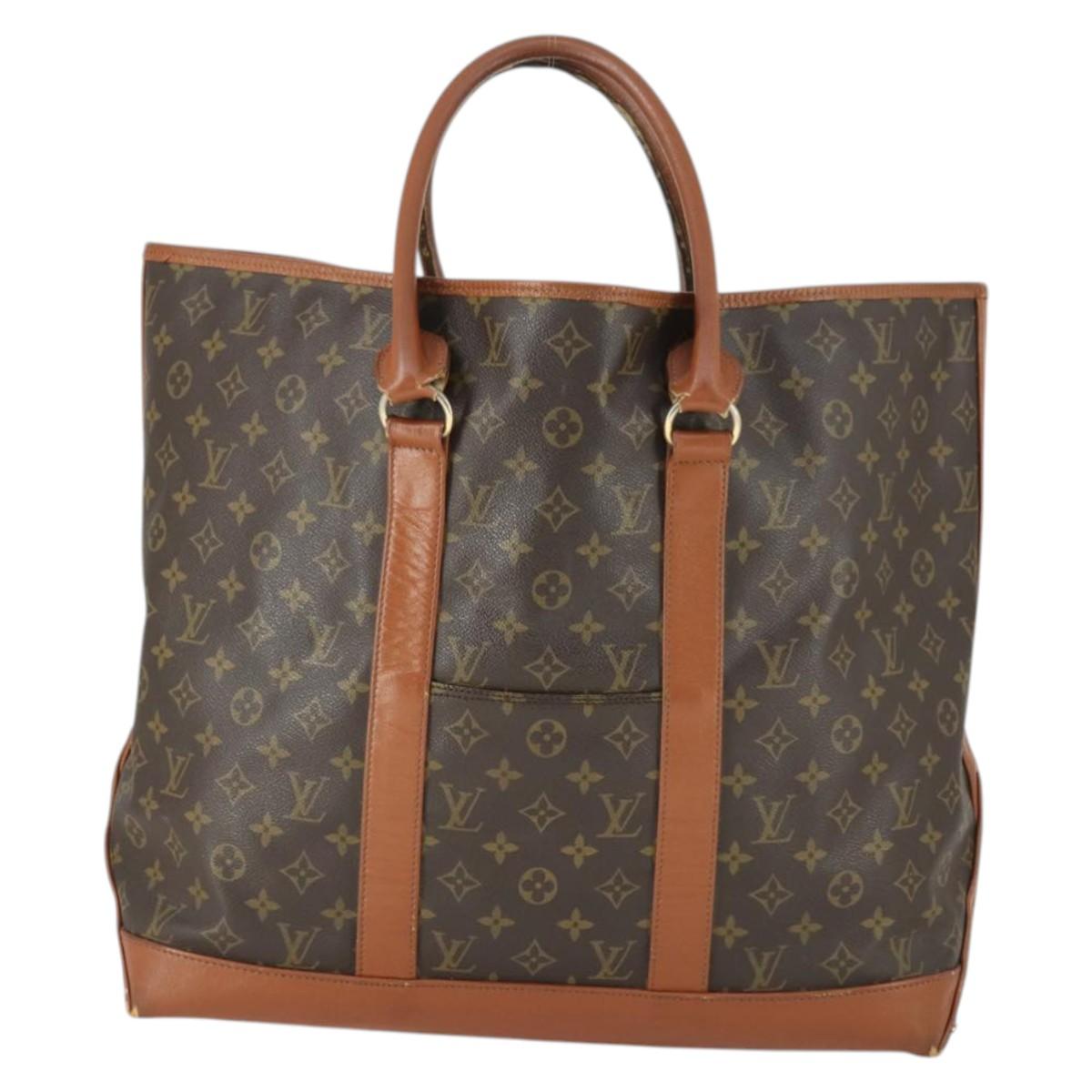 LOUIS VUITTON Monogram Sac Weekend GM Tote Bag M42420 LV Auth 169314