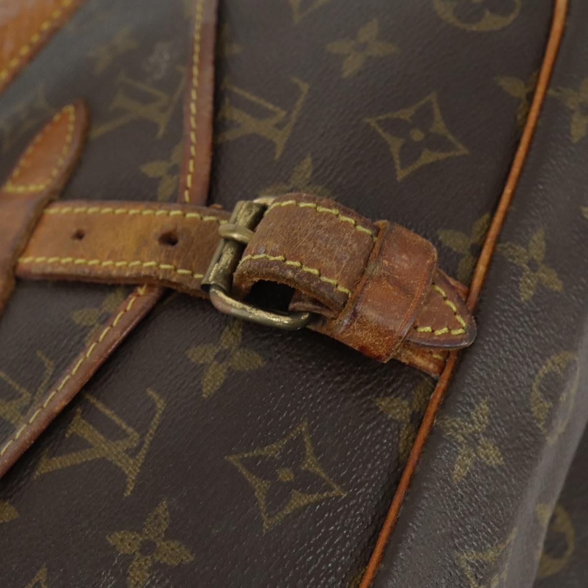 LOUIS VUITTON Monogram Saumur 30 Shoulder Bag M42256 LV Auth 169318