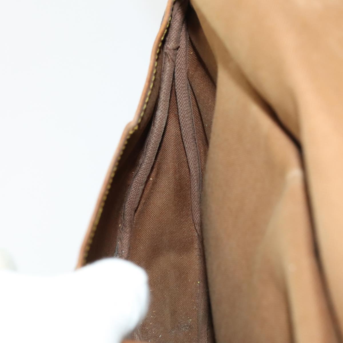 LOUIS VUITTON Monogram Saumur 30 Shoulder Bag M42256 LV Auth 169318