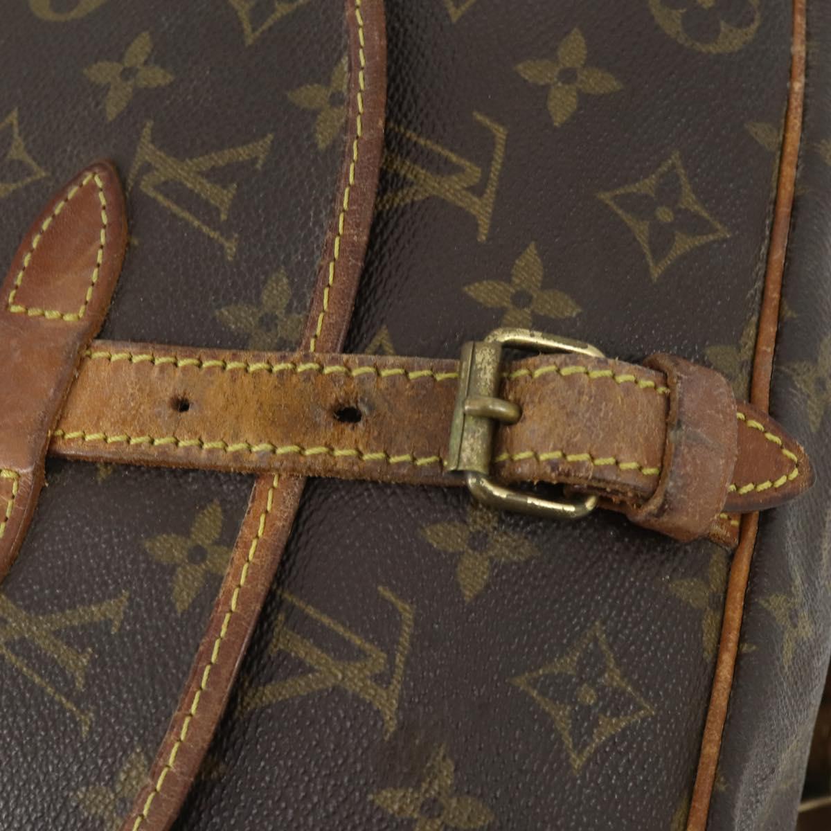 LOUIS VUITTON Monogram Saumur 30 Shoulder Bag M42256 LV Auth 169318