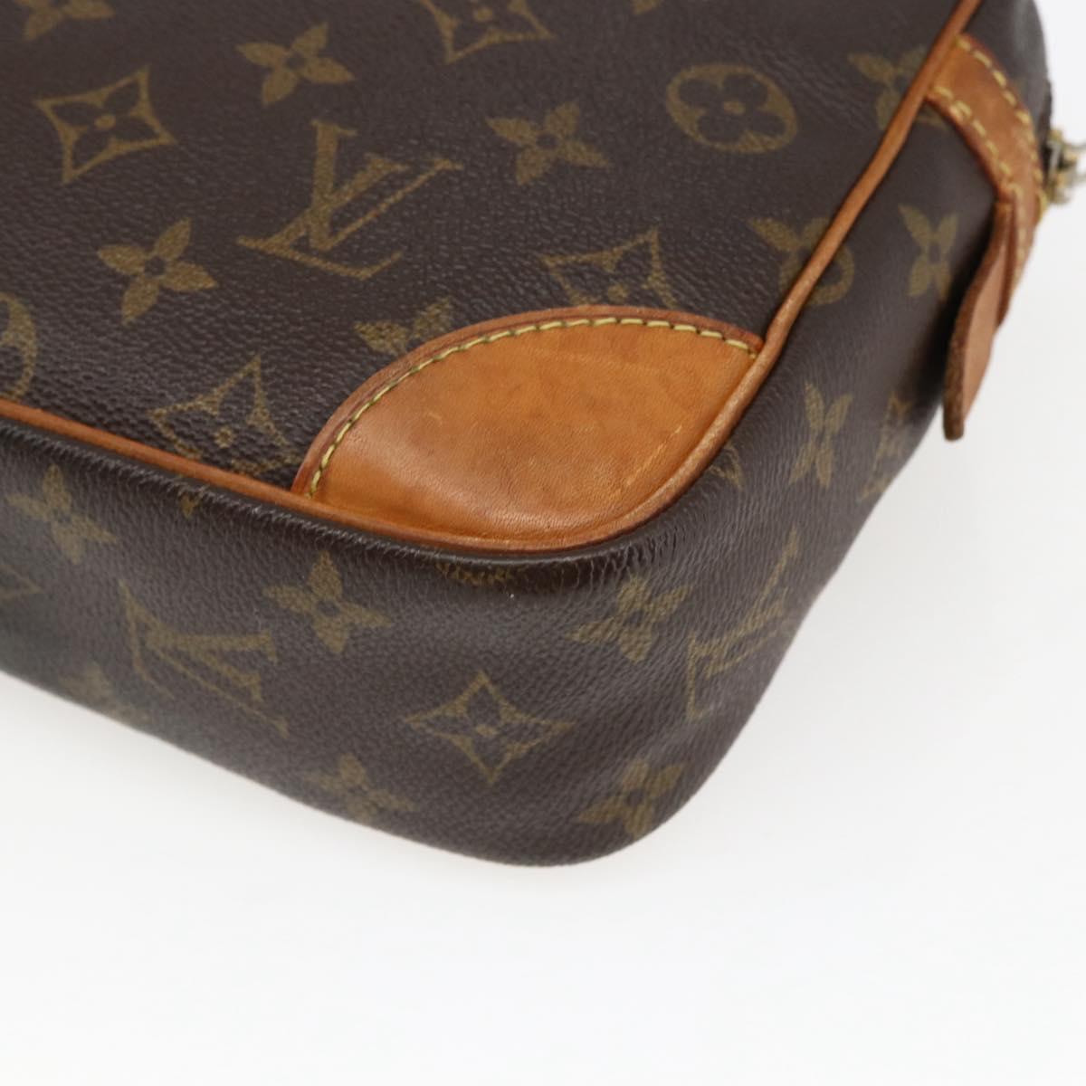 LOUIS VUITTON Monogram Compiegne 28 Clutch Bag M51845 LV Auth 169322