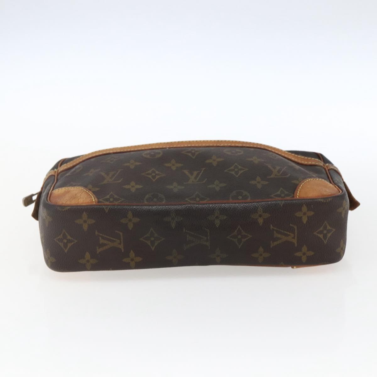 LOUIS VUITTON Monogram Compiegne 28 Clutch Bag M51845 LV Auth 169322