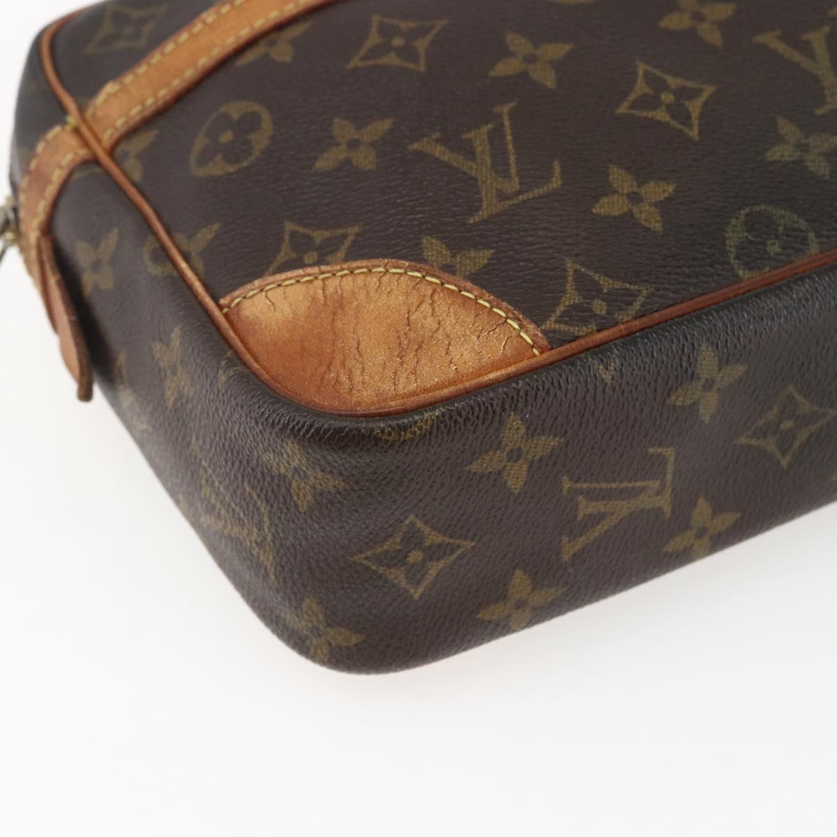 LOUIS VUITTON Monogram Compiegne 28 Clutch Bag M51845 LV Auth 169322