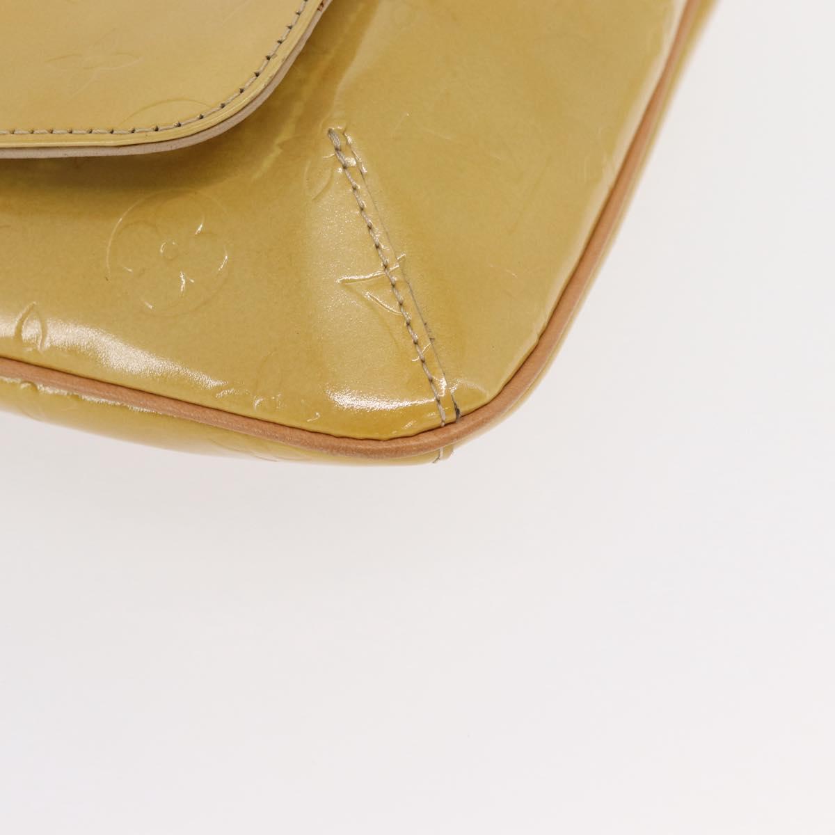 LOUIS VUITTON Monogram Vernis Thompson Street Bag Beige M91301 LV Auth 169346