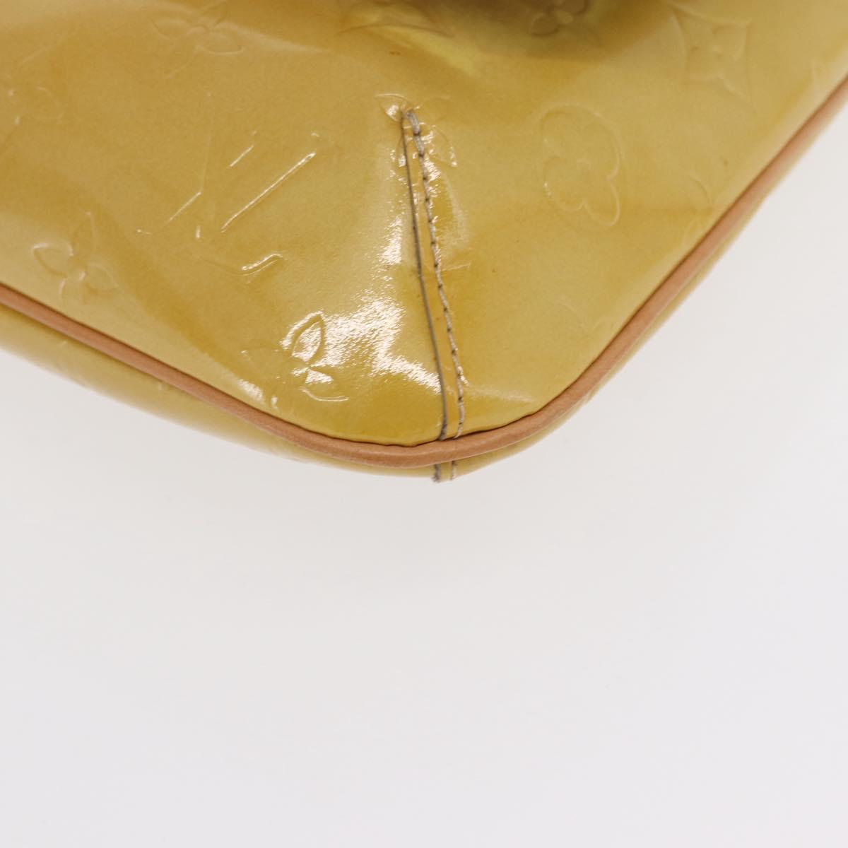 LOUIS VUITTON Monogram Vernis Thompson Street Bag Beige M91301 LV Auth 169346