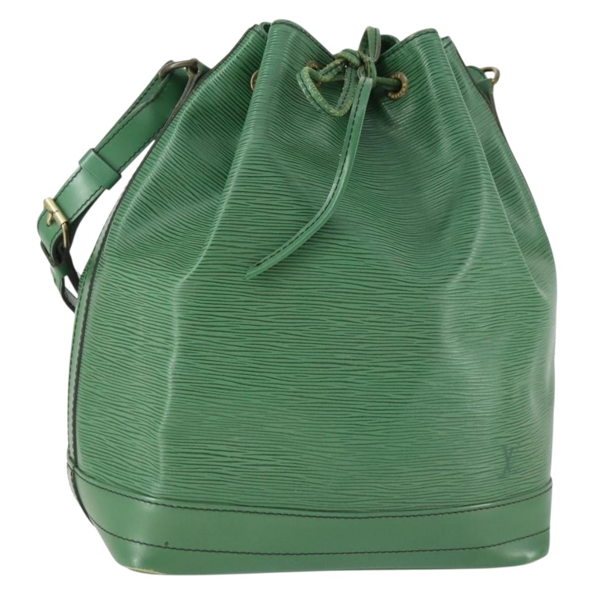 LOUIS VUITTON Epi Noe Shoulder Bag Green M44004 LV Auth 169347