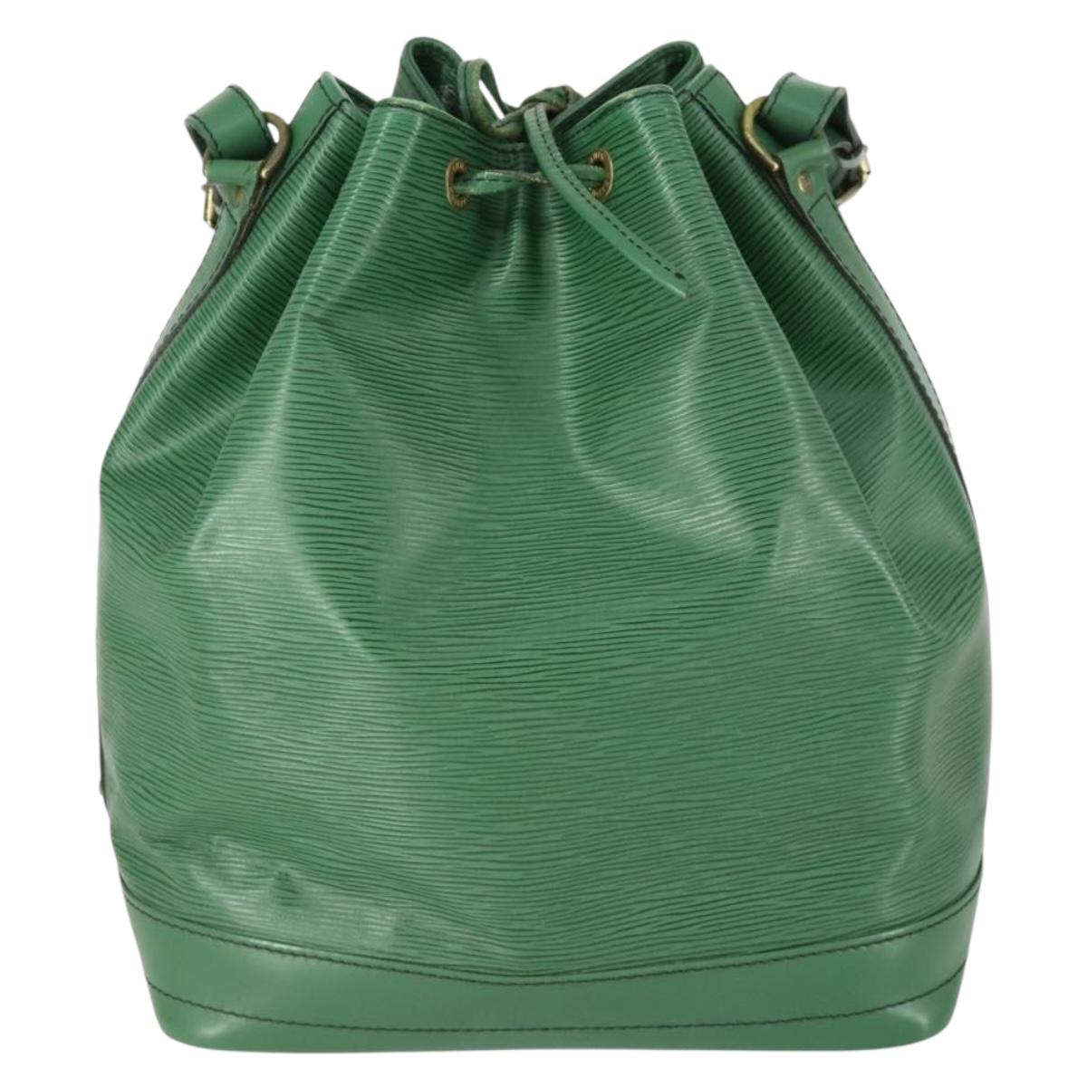 LOUIS VUITTON Epi Noe Shoulder Bag Green M44004 LV Auth 169347