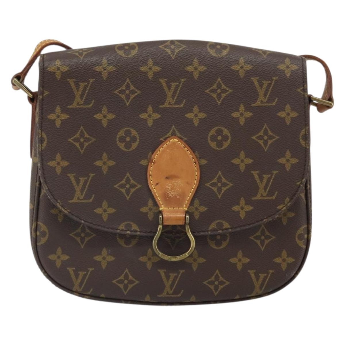 LOUIS VUITTON Monogram Saint Cloud GM Shoulder Bag M51242 LV Auth 169348